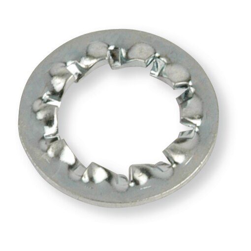 Fan disc washer DIN6798J M6 zinc-plated